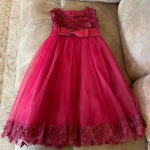 Little Girls Formal Christmas/Flower Girl Dress